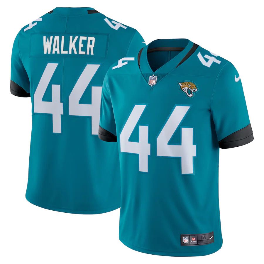 Men Jacksonville Jaguars #44 Travon Walker Nike Teal Team Logo Vapor Limited NFL Jersey->jacksonville jaguars->NFL Jersey